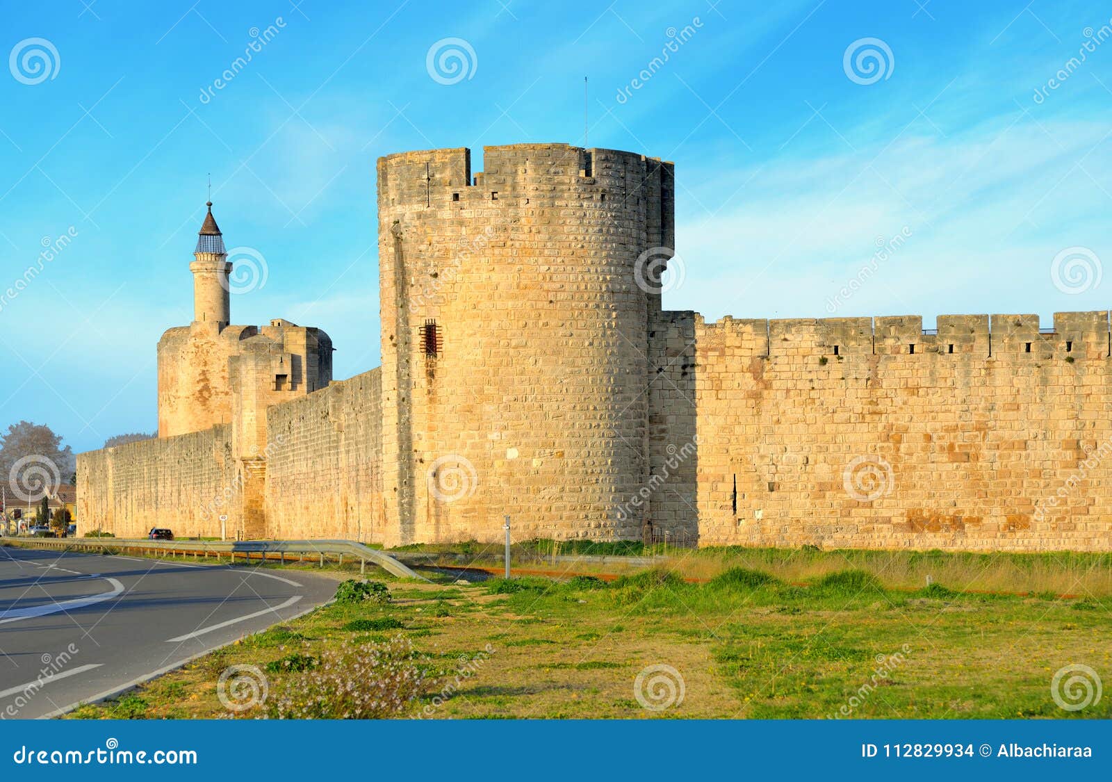 aigues-mortes. near montpellier and nÃÂ®mes. south of france. medieval city.