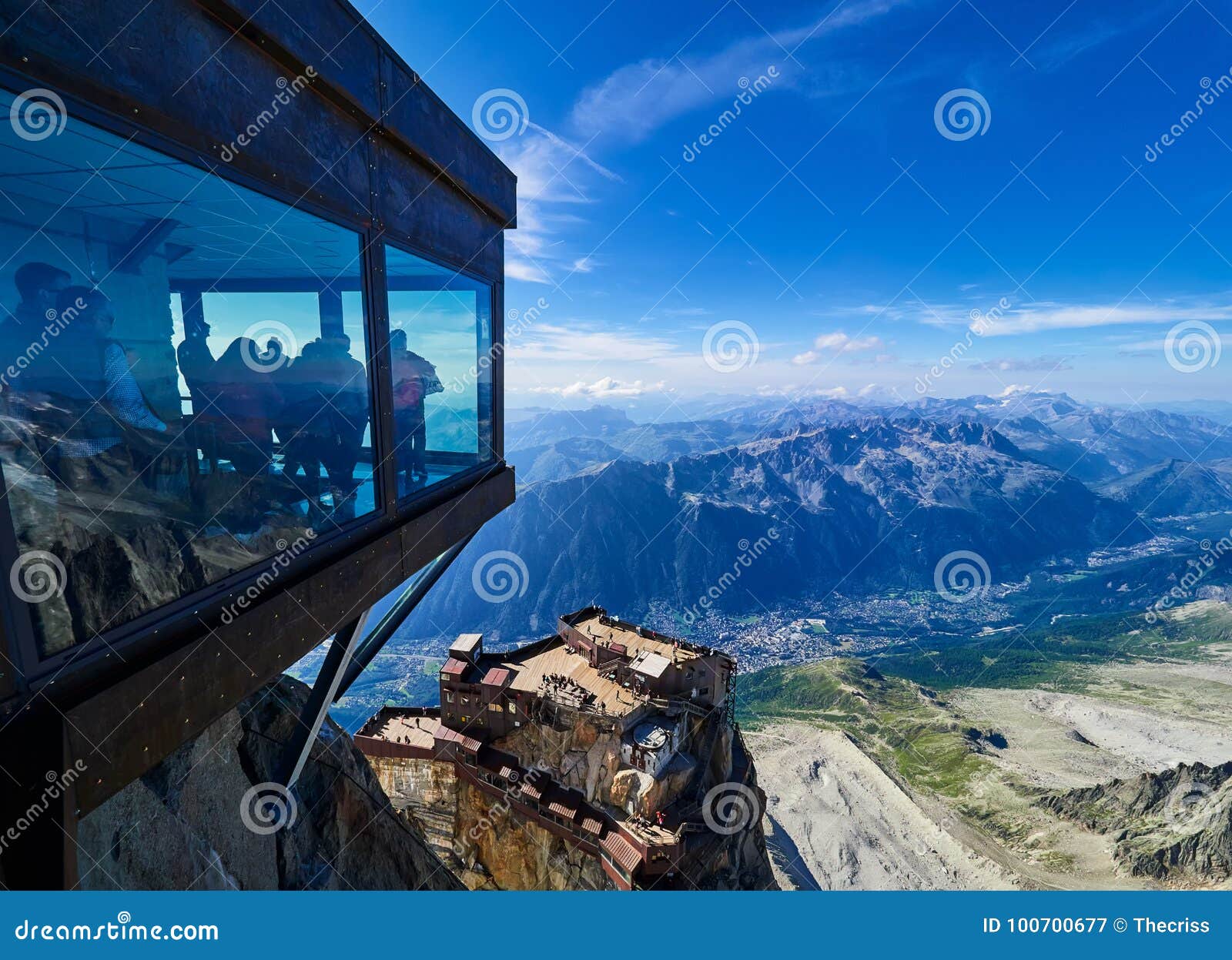 Aiguille Du Midi Chamonix France Stock Image Image Of Aiguille Landscape