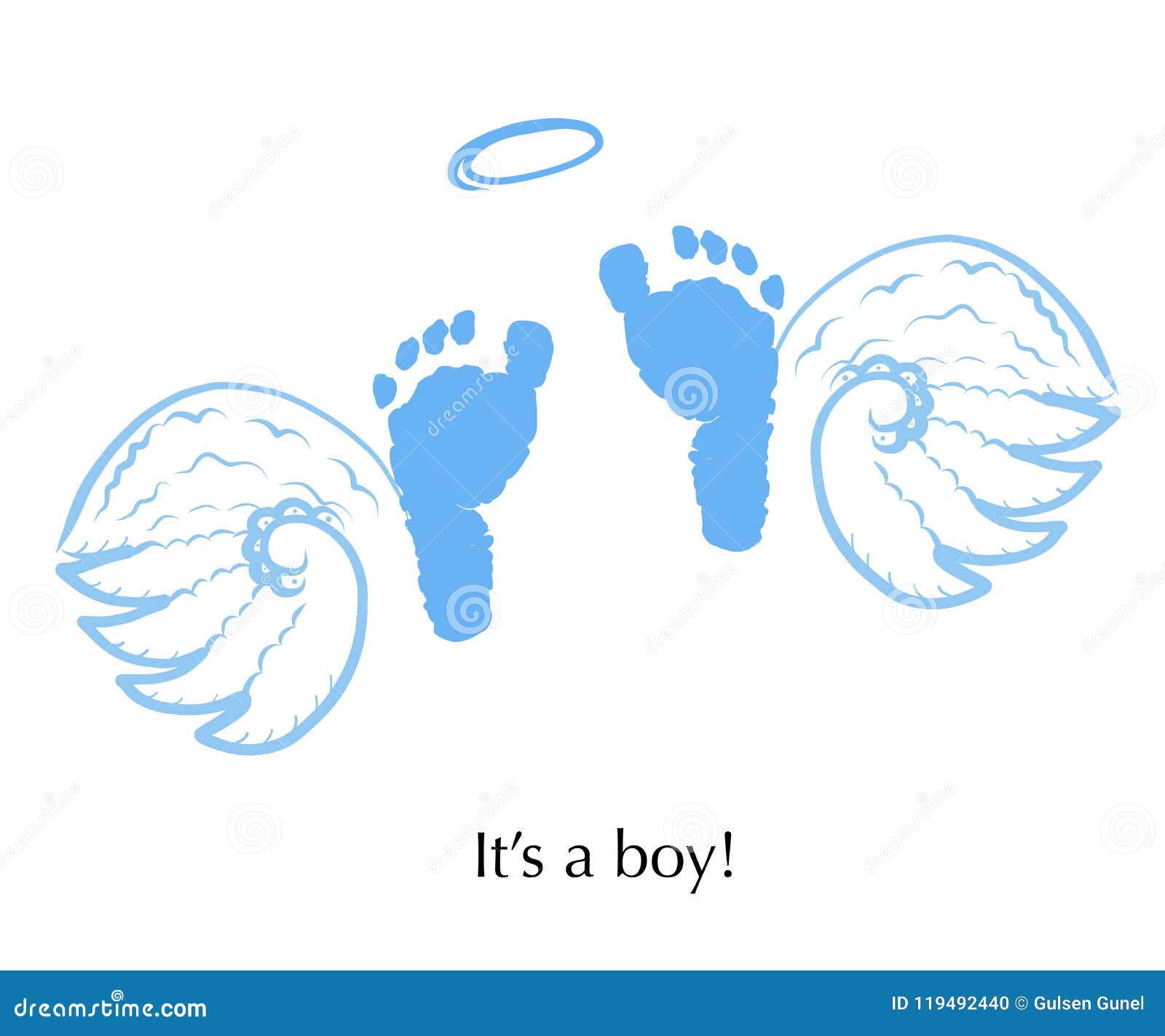 Affiche de naissance bébé fleuri et ailes d'ange A4