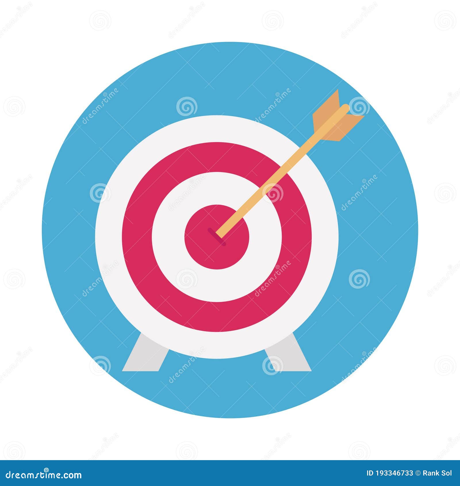 aim flat background  icon which can easily modify or edit