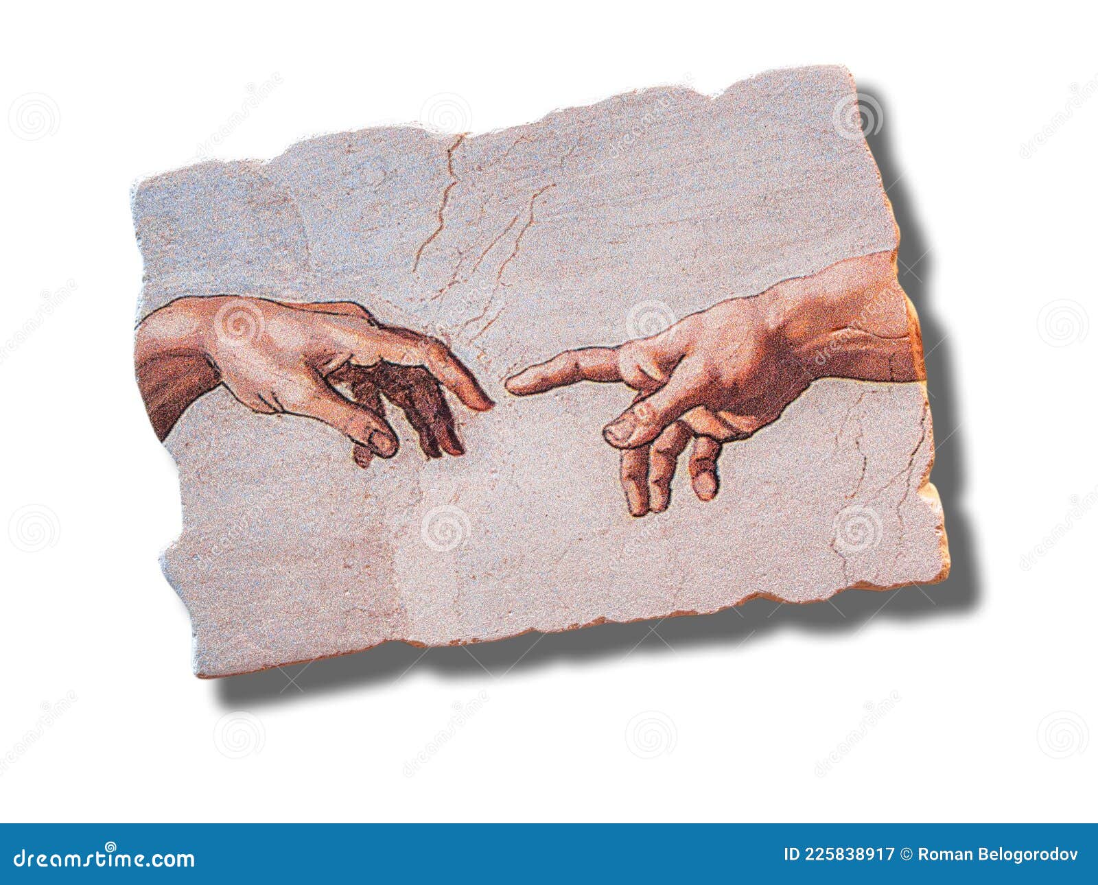 Aimant Frigo Souvenir Vatican Avec Création De Adam Par Michelangelo Image  stock - Image du éditorial, aimants: 225838917