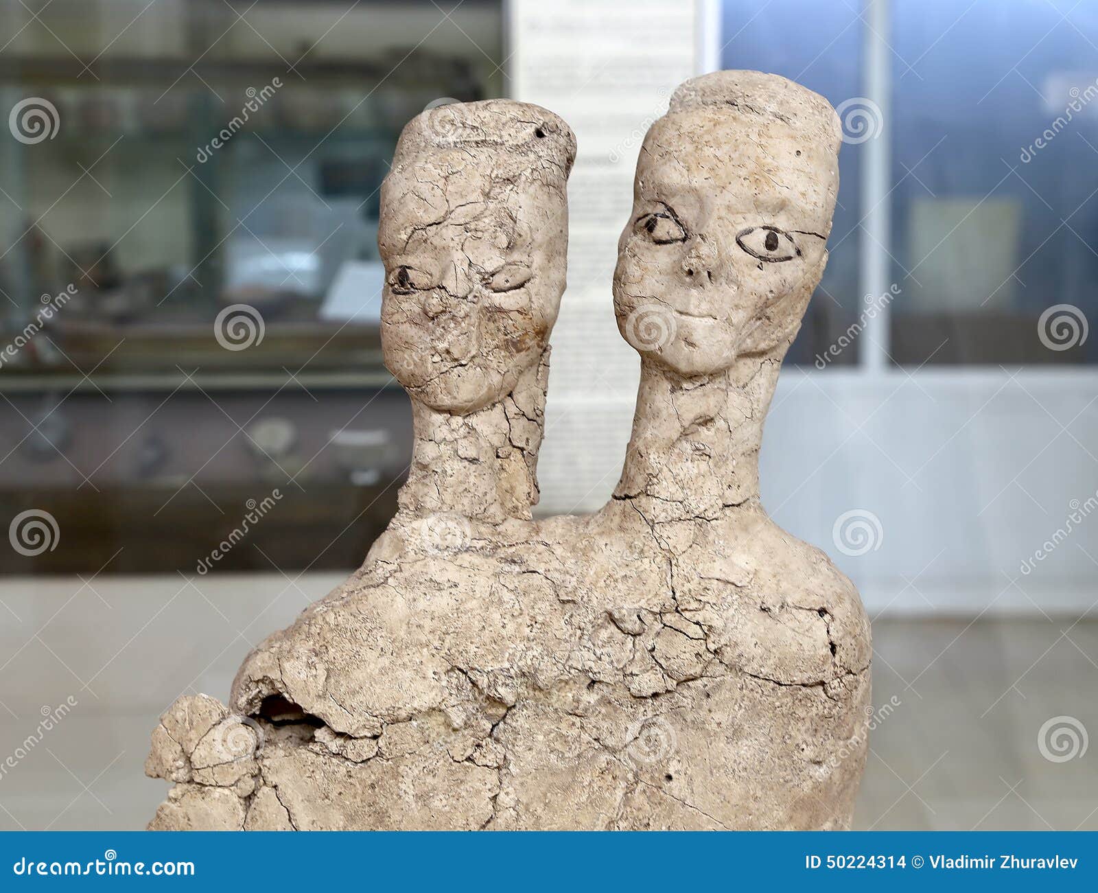 Ghazal Statues are the Oldest Statues Ever by a Human Being, Made between and 8000 B.C.,Jordan Archaeological Museum Editorial Stock Image - of asian, landmark: 50224314