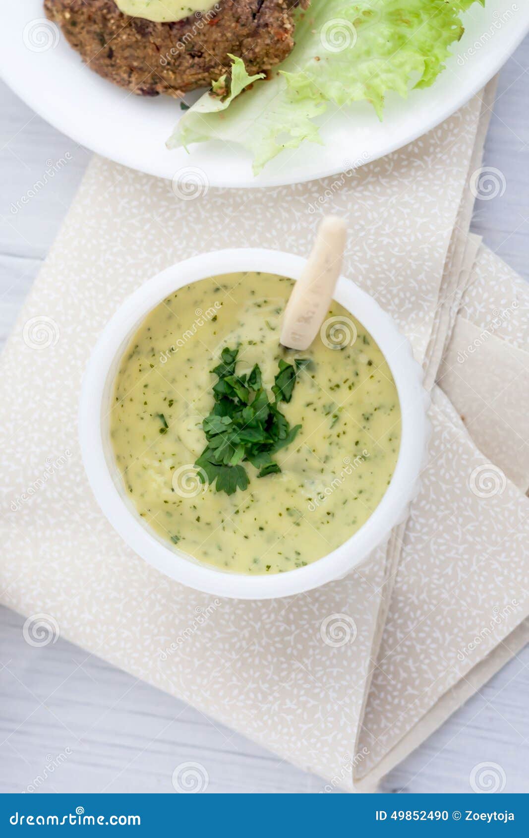 Aioli sauce stock photo. Image of crispy, chicken, bean 49852490