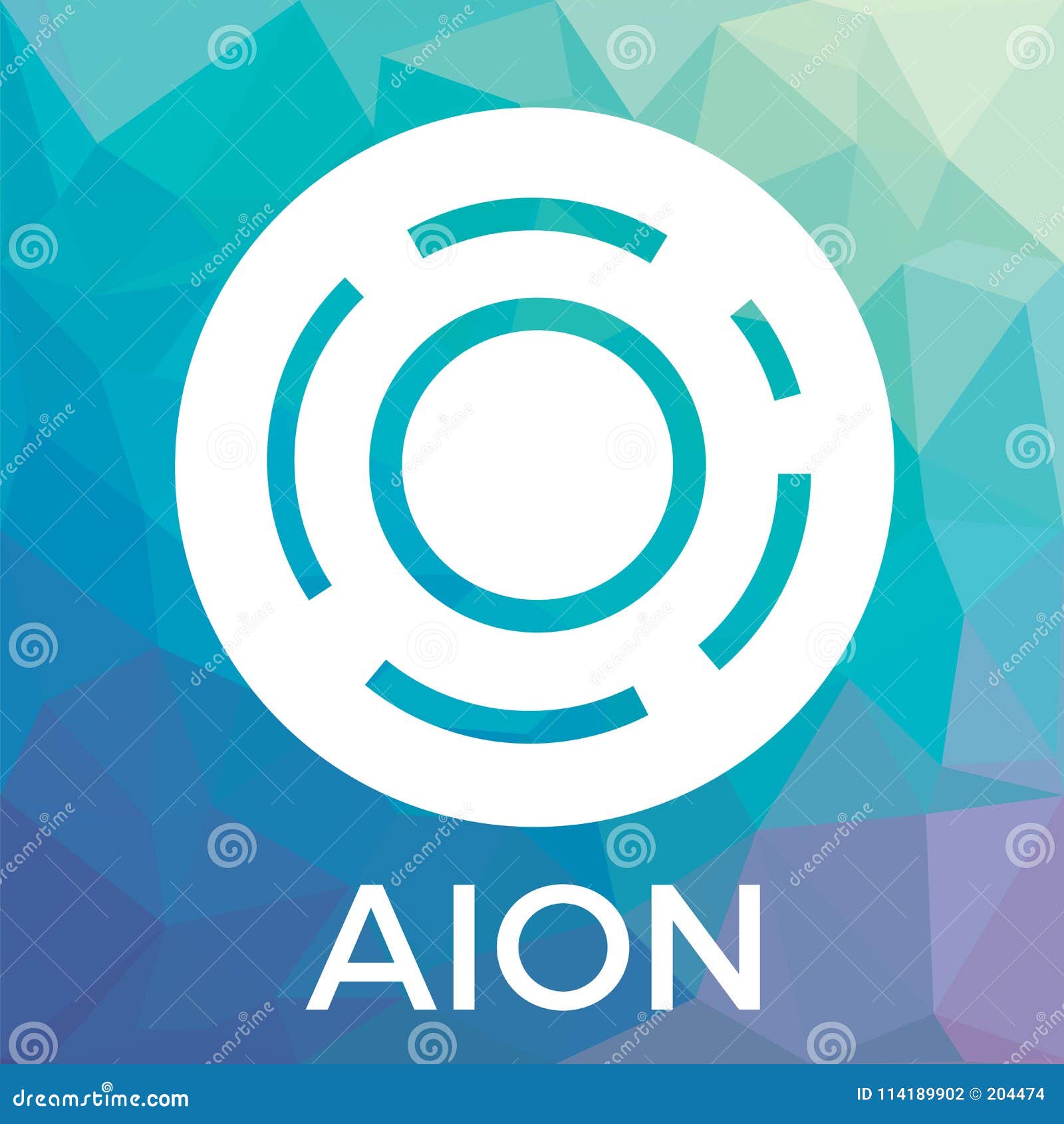 AION Vector Logo. The Third-generation Blockchain Network ...