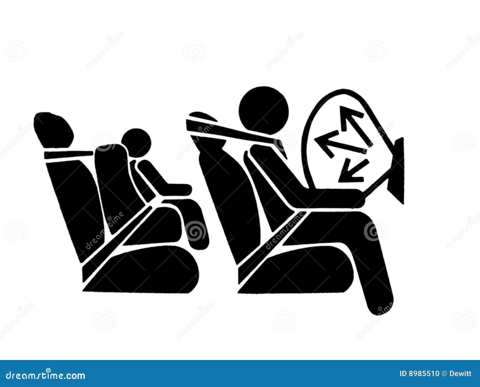 Air Bag Symbol Stock Photo Image 8985510