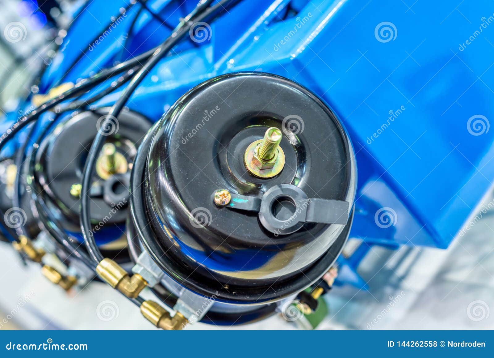 Air brake cylinder stock photo. Image of transport, safety 144262558