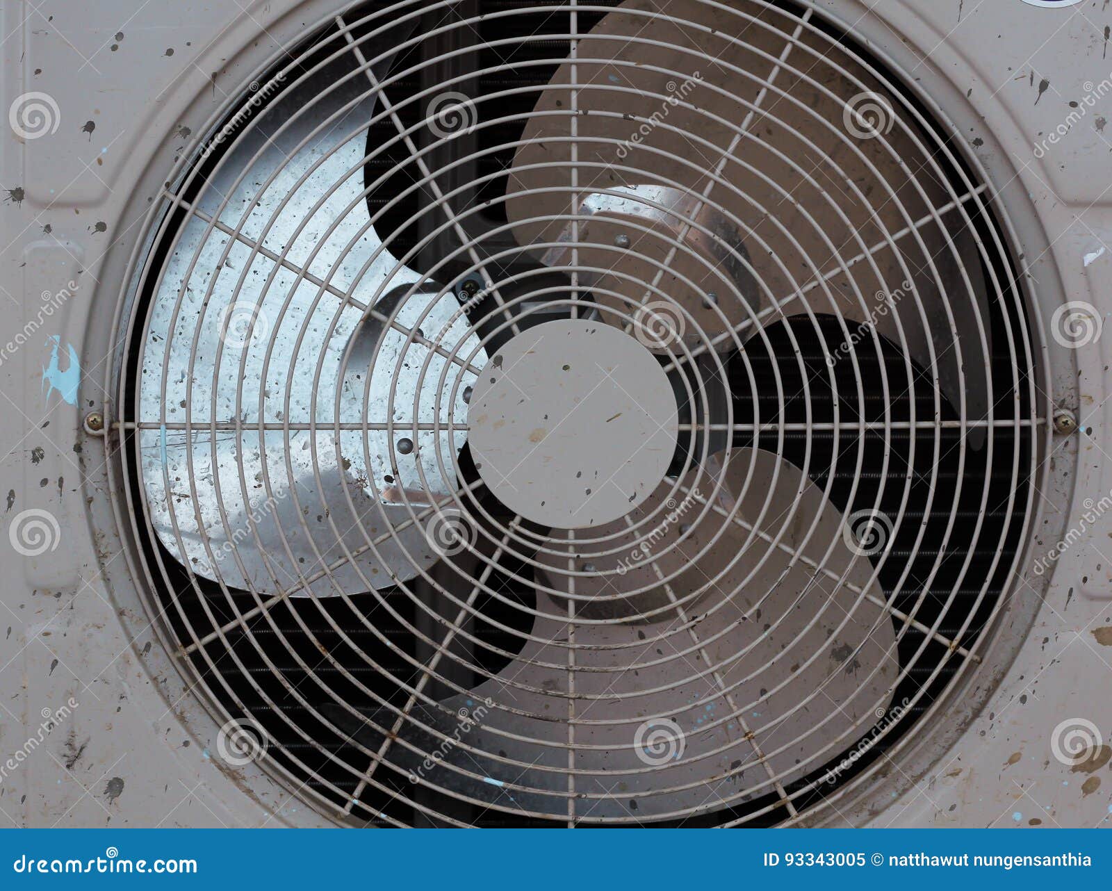 Air Compressor Installation on Pedestal.outdoor Stock Image Image of