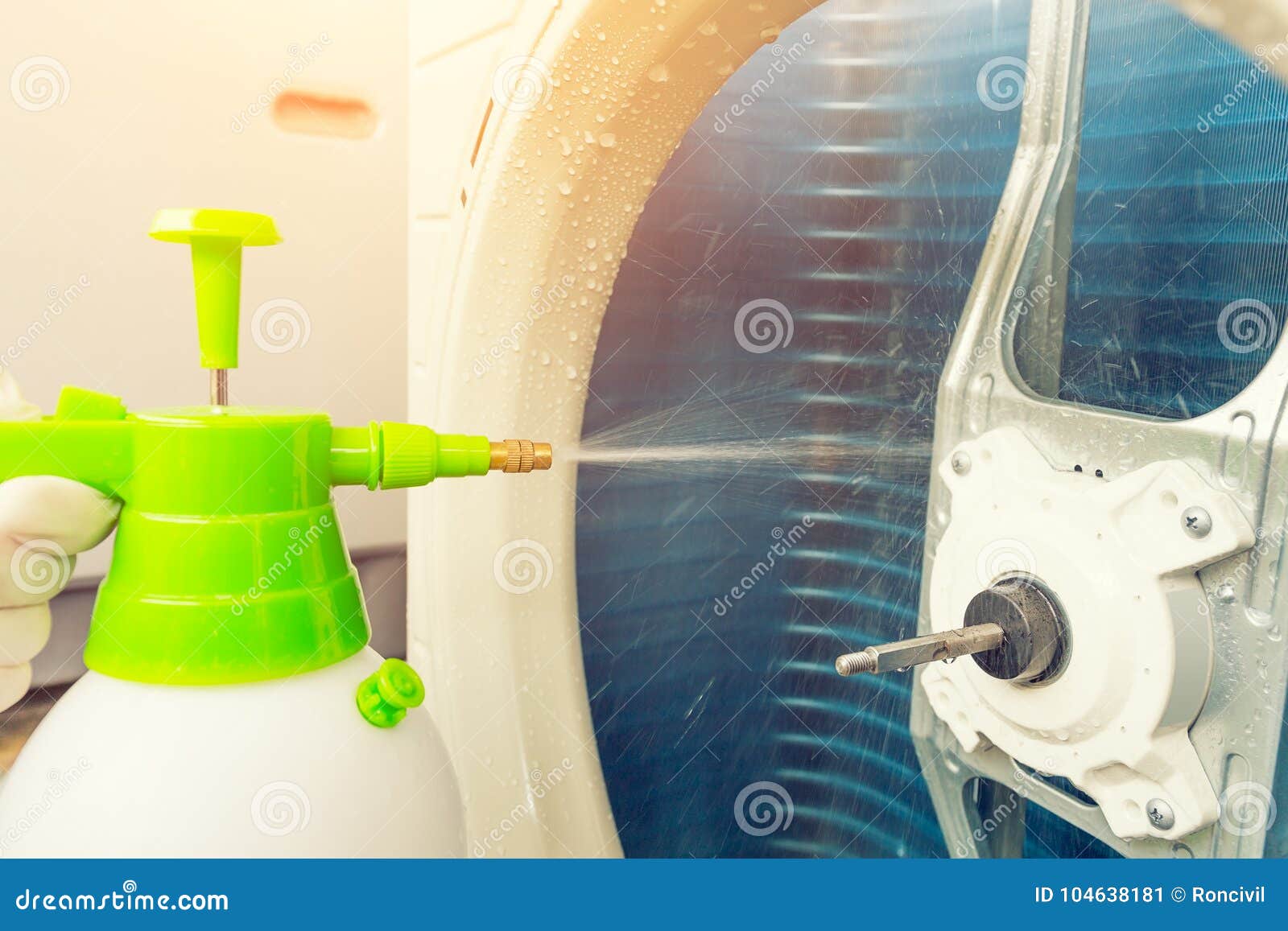 Air Conditioner Cleaning stock image. Image of cool 104638181