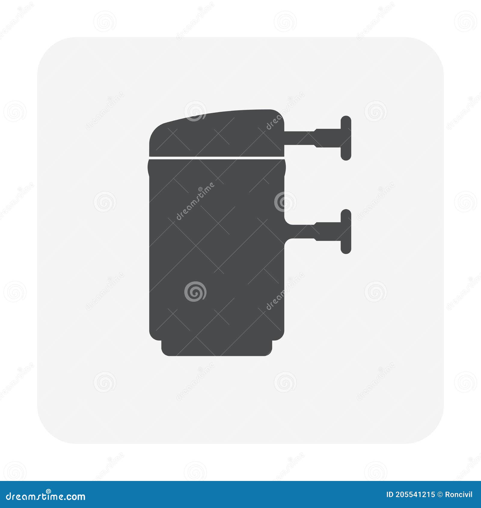 Air Compressor Vector Icon Design. Stock Vector Illustration of