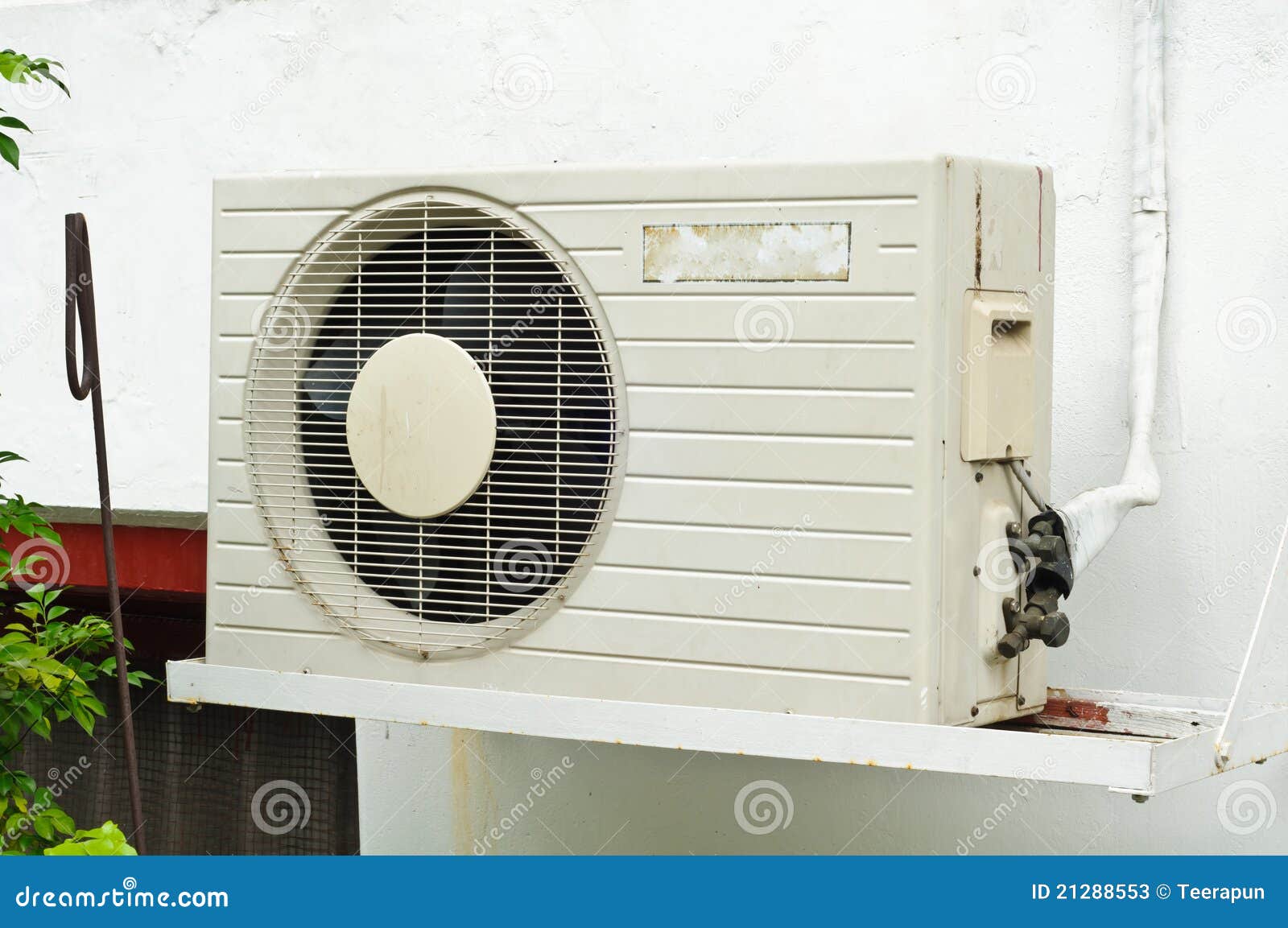 Air conditioner stock image. Image of temperature, residential 21288553