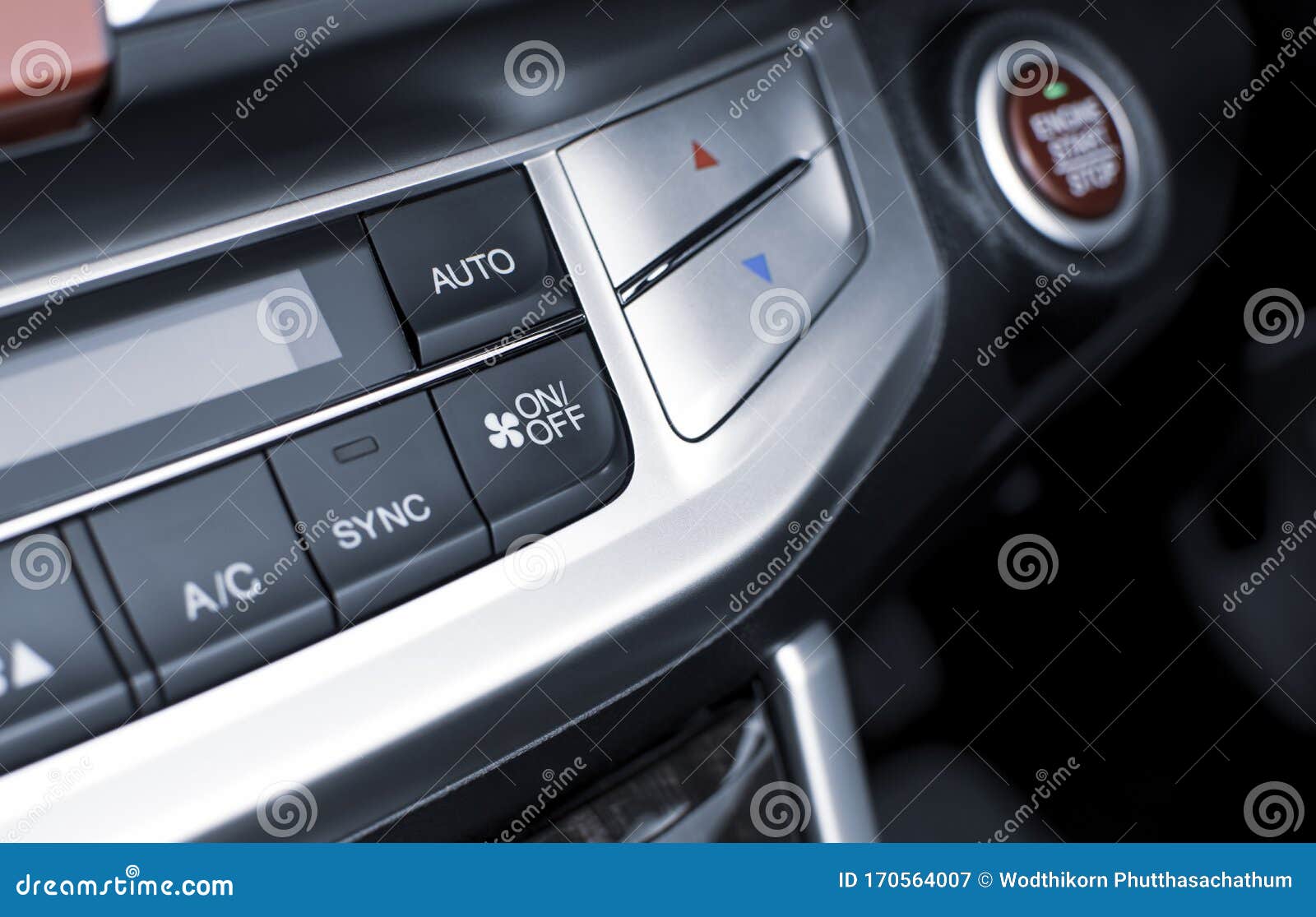 Air Conditioner Button for on/off Speed Air Flow and Automatic