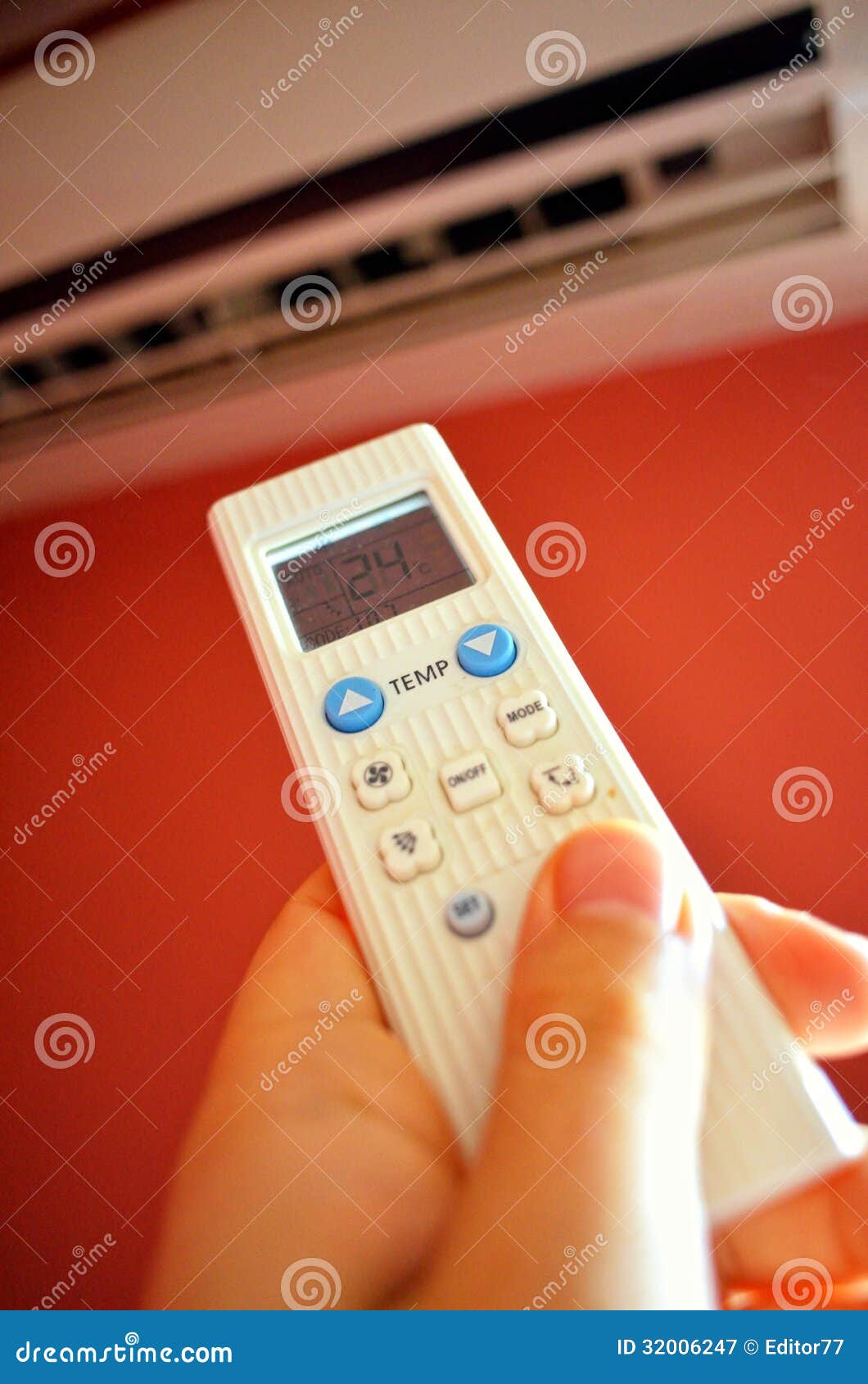 Air Conditioner Climate Settings Stock Image Image of energy, home