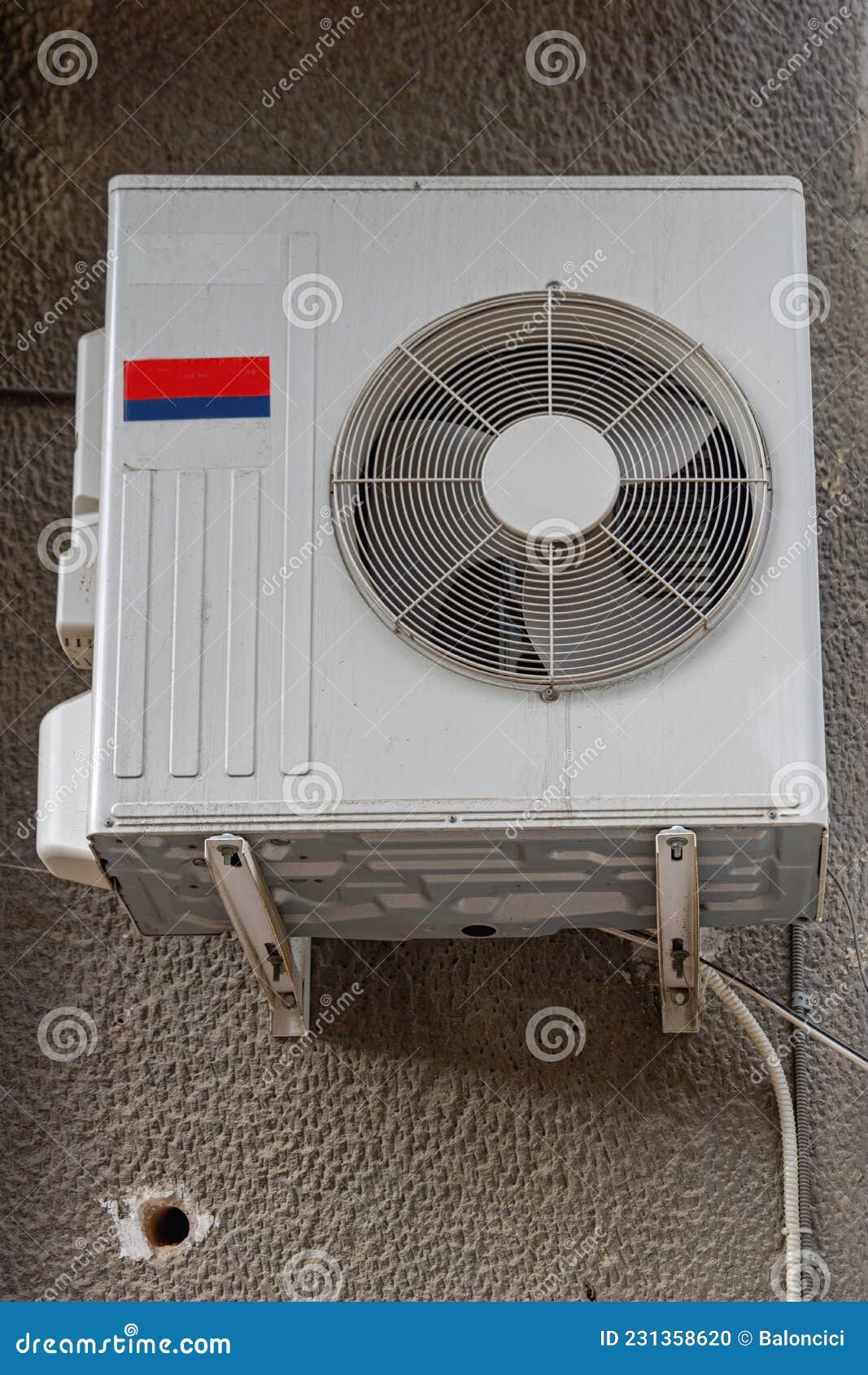 Exterior Air Conditioner System RoyaltyFree Stock Image