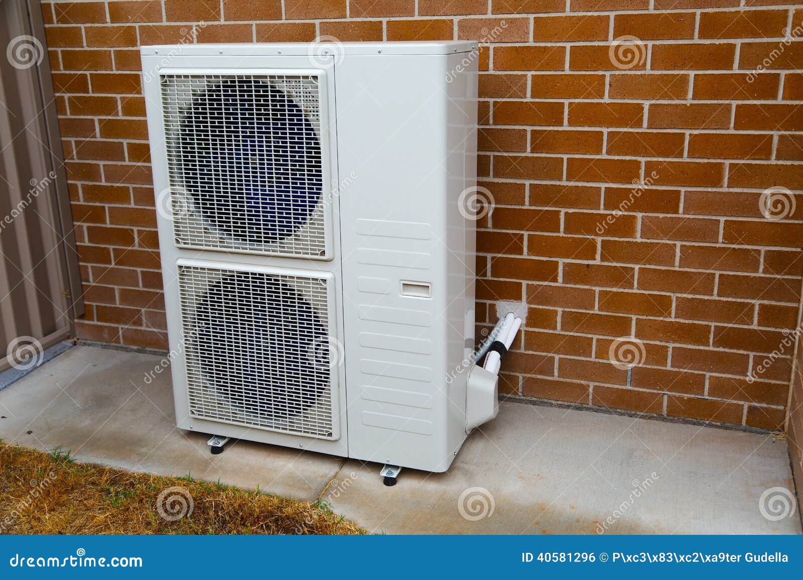Airconditioner stock photo. Image of exterior, conditioned 40581296