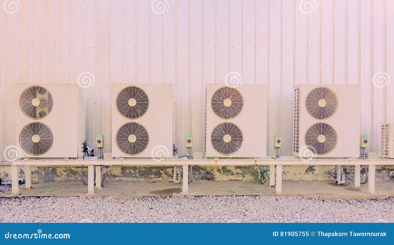 Airconditioner fan stock image. Image of cold, machinery 81905755