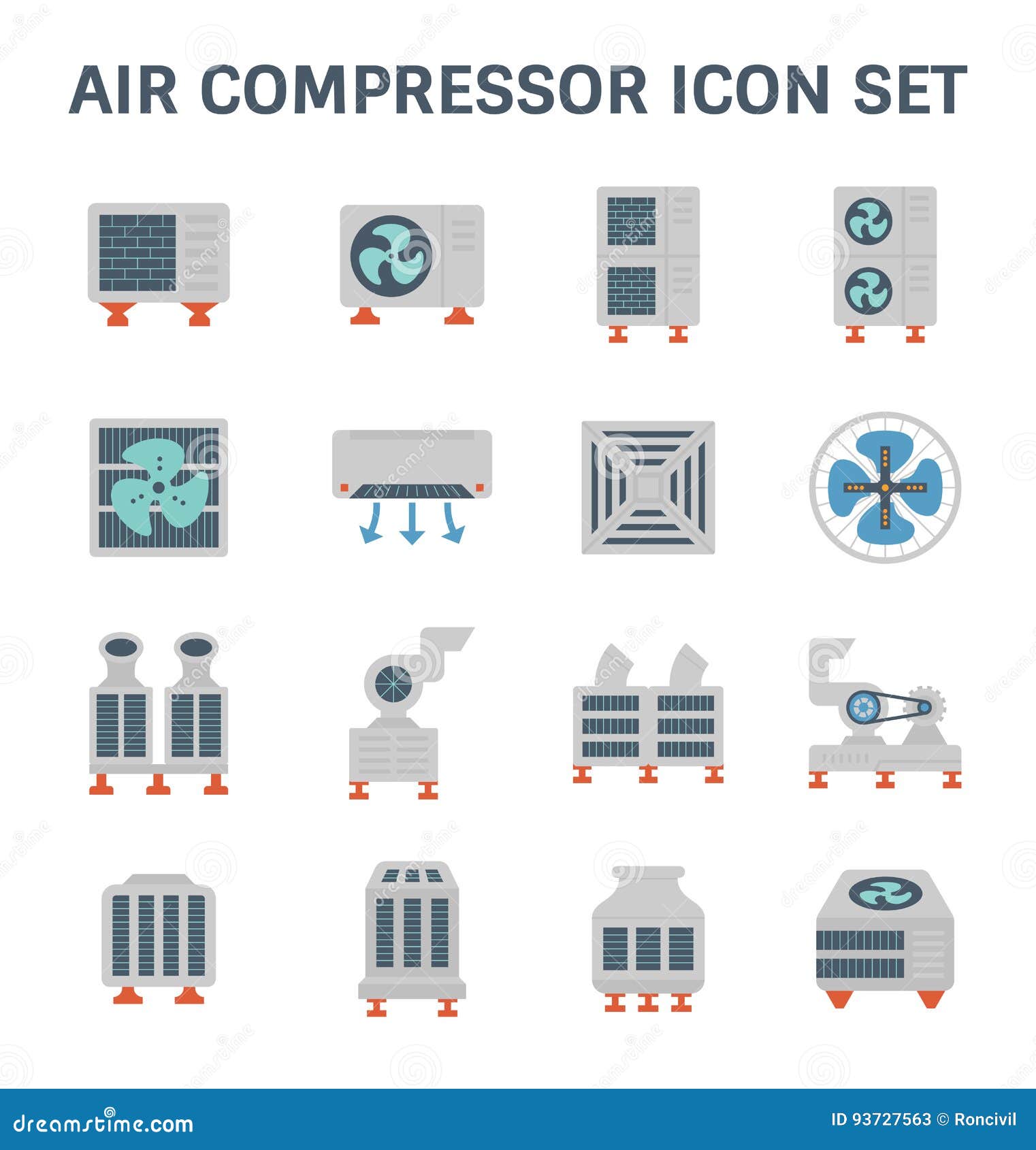 Air conditioner icon stock vector. Illustration of refrigeration 93727563