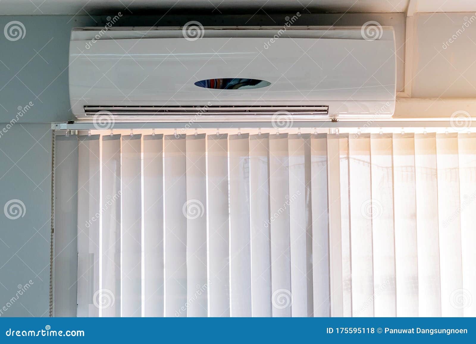 Air Conditioner Inside the Room of Office or House Stock Photo - Image