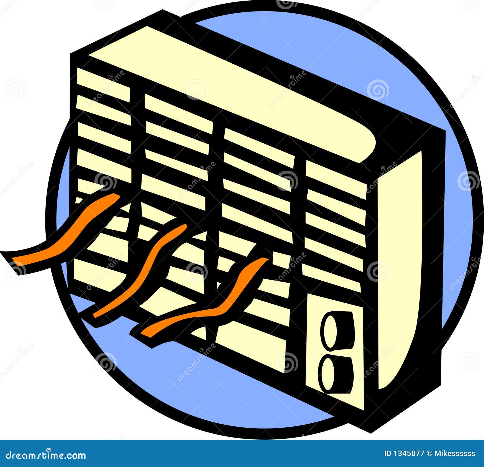 Air Conditioner Machine Vector Illustration Stock Vector Illustration of machine, appliance