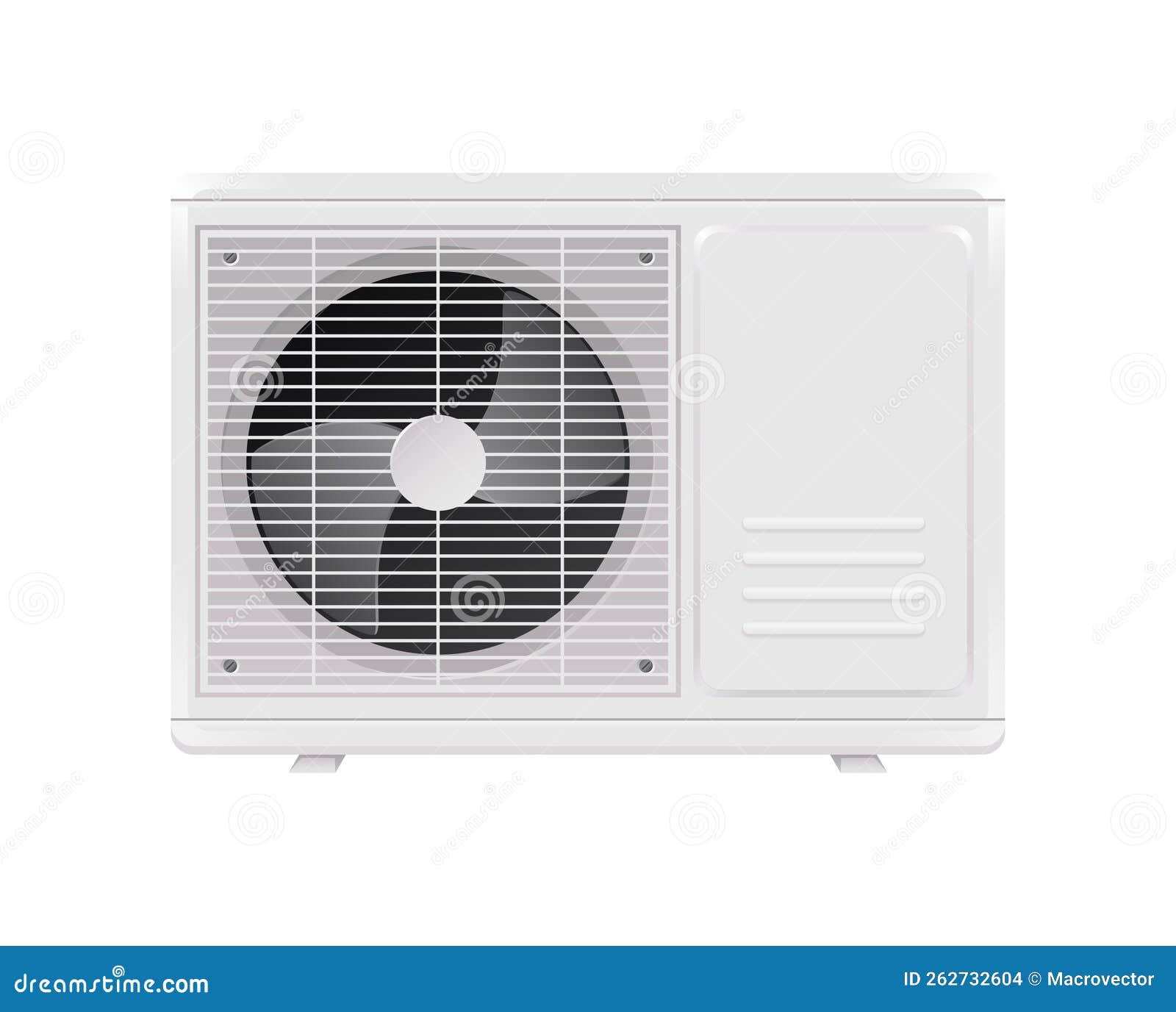Air Conditioner Module Composition Stock Vector Illustration of