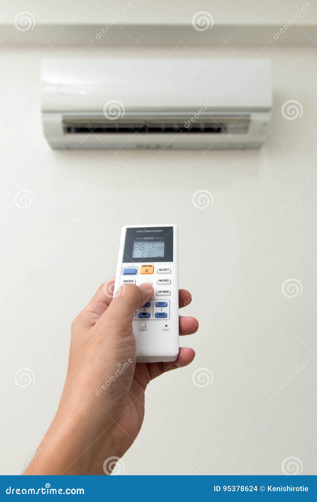 Air Conditioner and Remote Control Stock Photo Image of remote, home