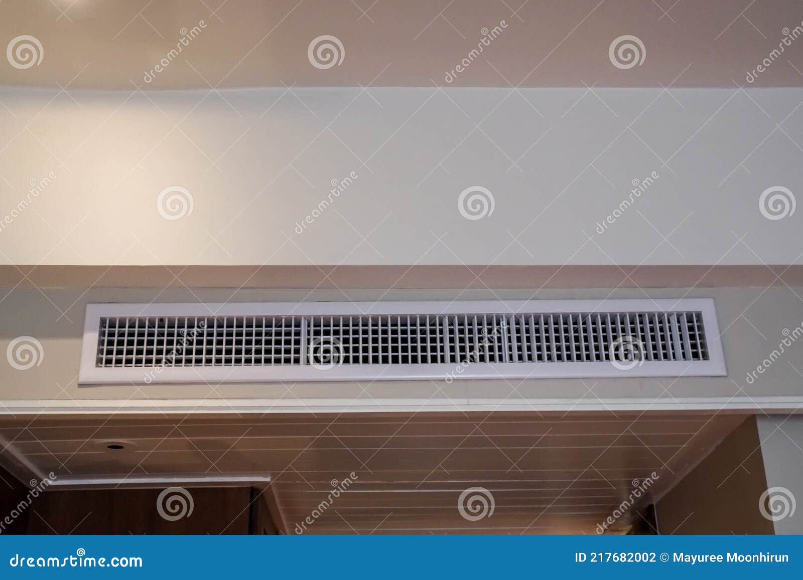 Air Conditioner at the Wall in Hotel Room Stock Photo Image of