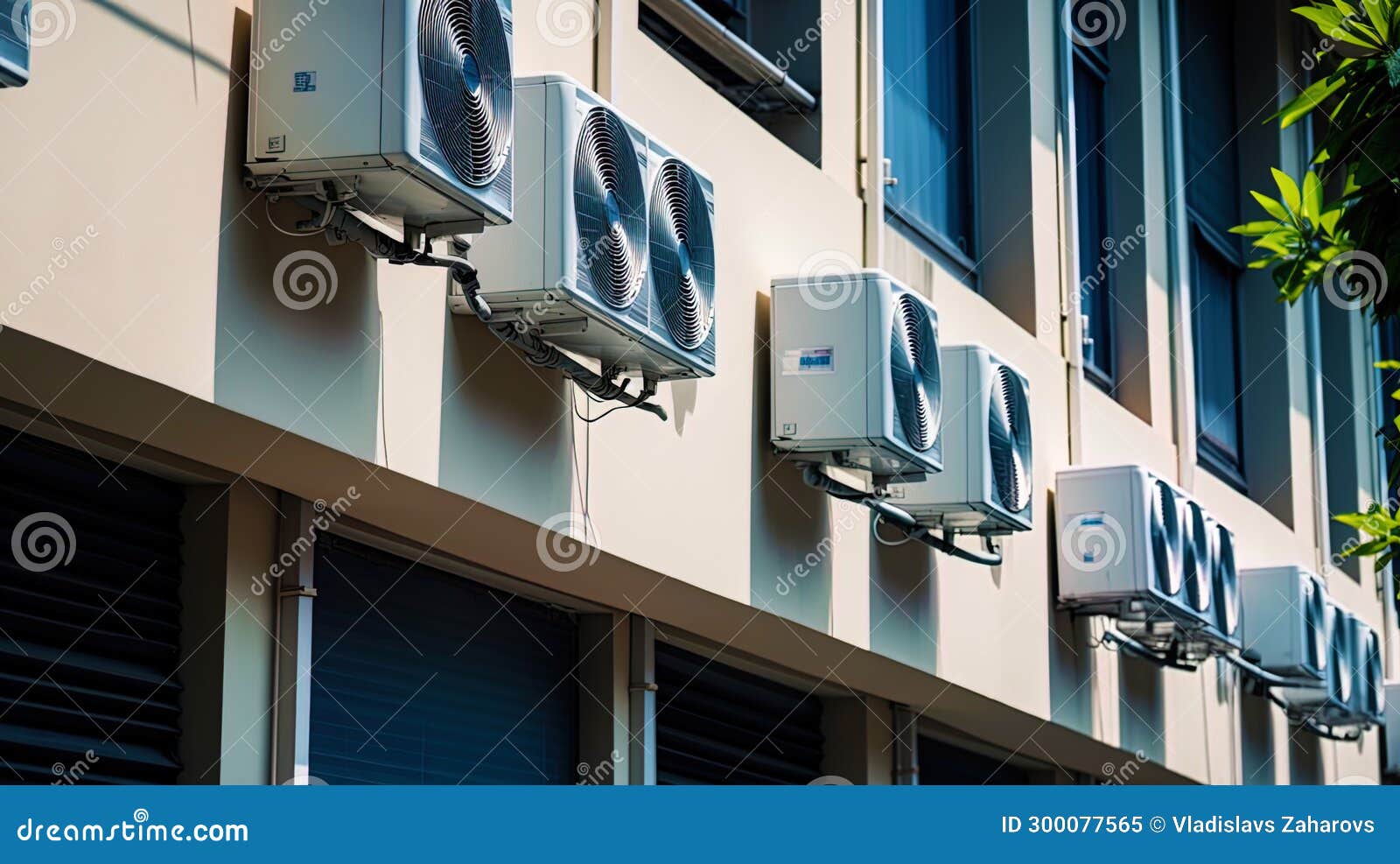 Air Conditioners Installed in the Windows of the Office Building Stock