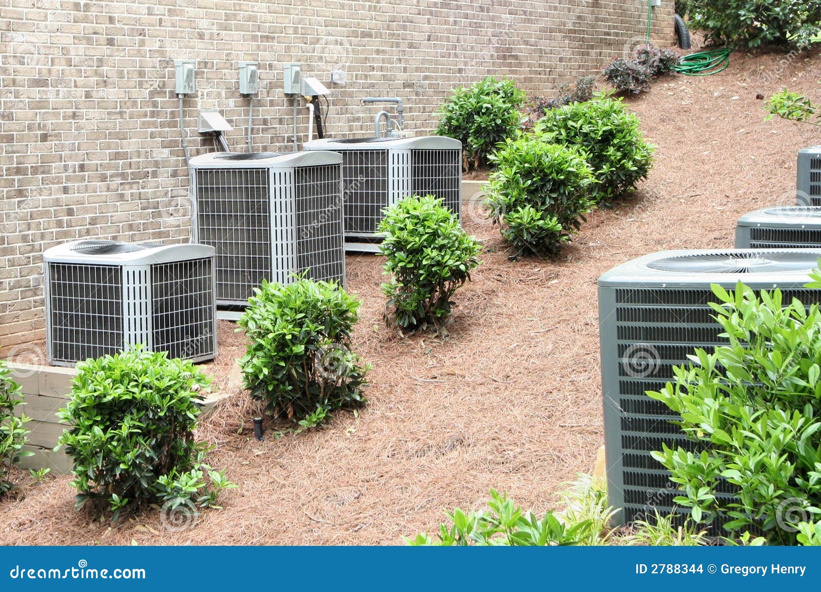 Air Conditioning stock photo. Image of temperature, bush 2788344