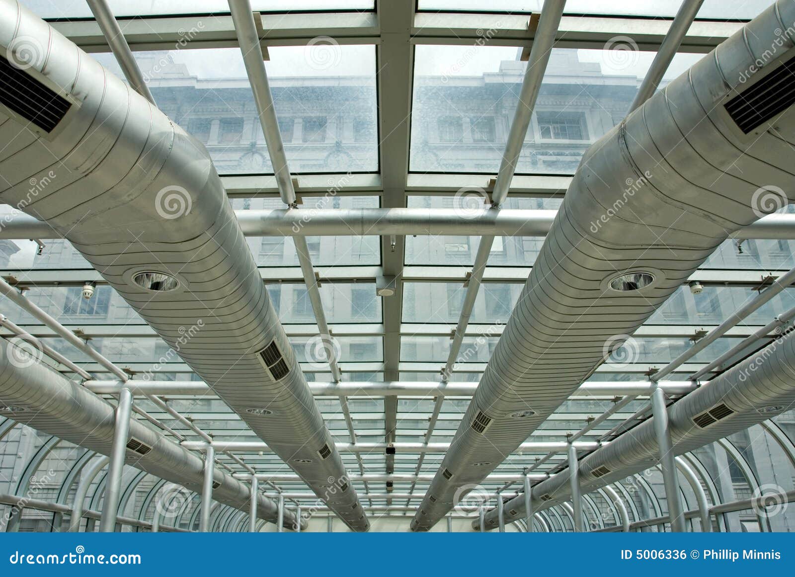 Airconditioning Ducts stock photo. Image of design, ceiling 5006336