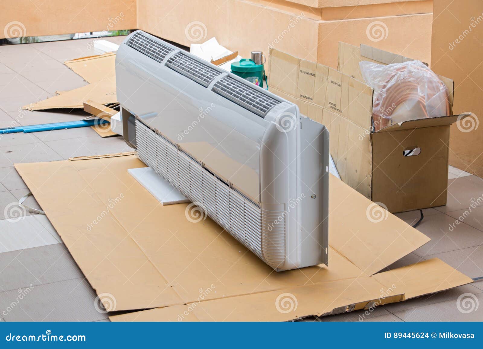 Air conditioning stock photo. Image of electric, contemporary 89445624