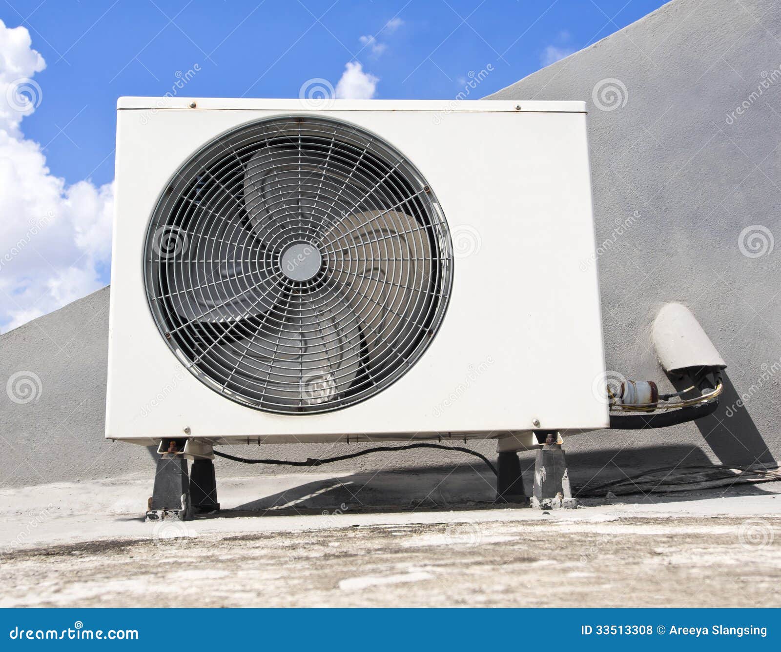 Air conditioning stock photo. Image of metal, brown, industrial 33513308