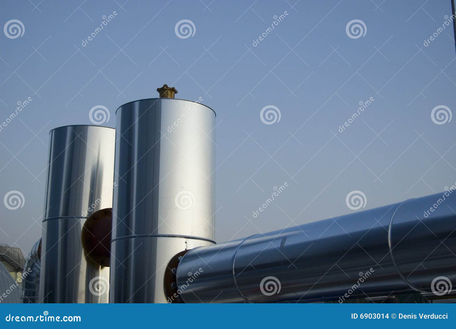 Air Conditioning Plant Shining Stock Photo Image of valves, valve