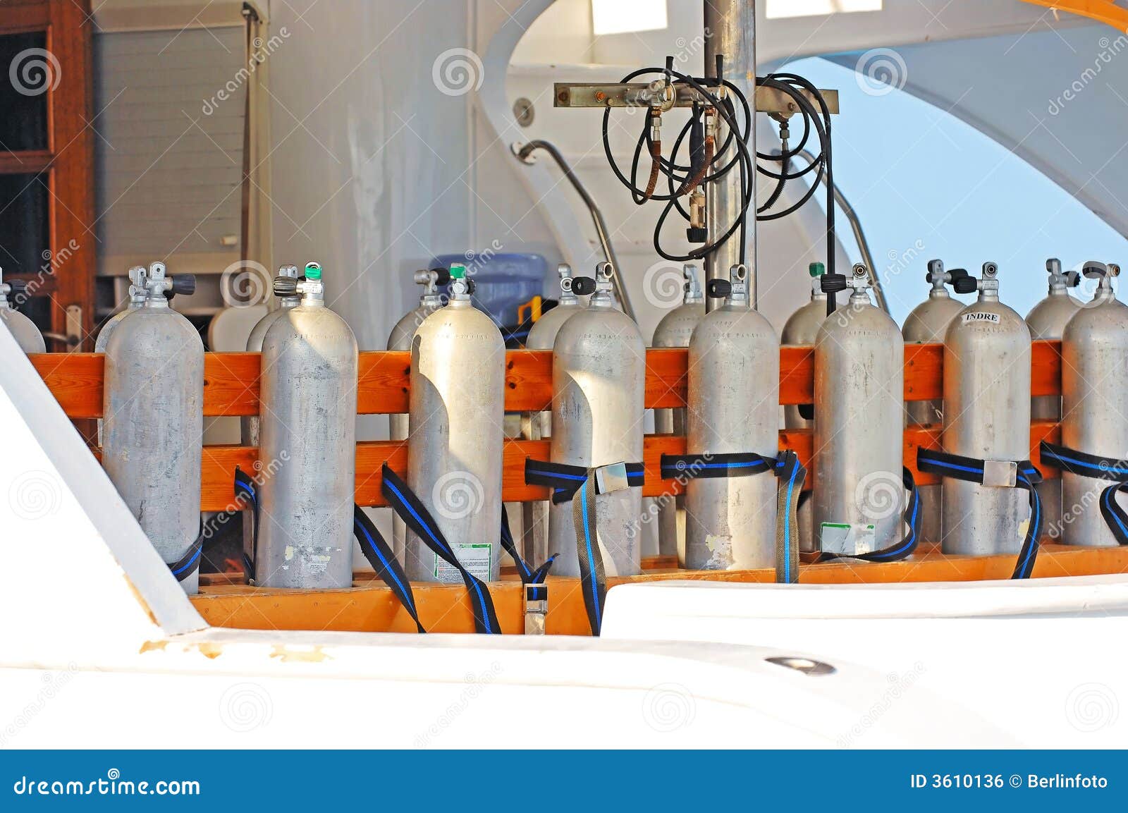 Gas Cylinders Stock Image 22955323