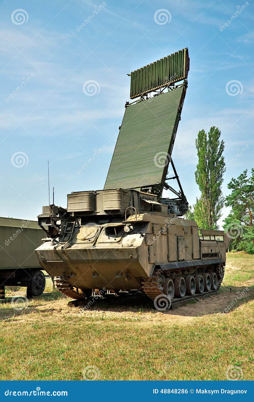 Air defense radar stock photo. Image of warfare, radio 48848286