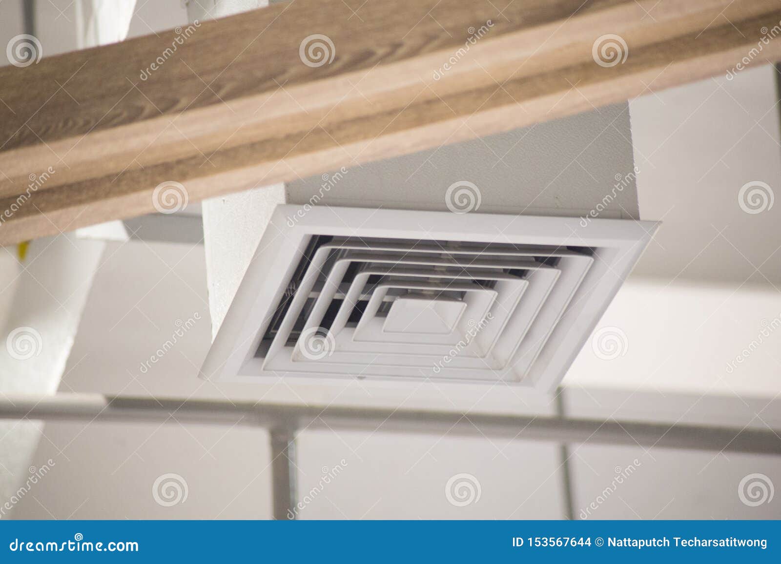 Air Duct In Square Shape Stock Photo Image Of Build 153567644