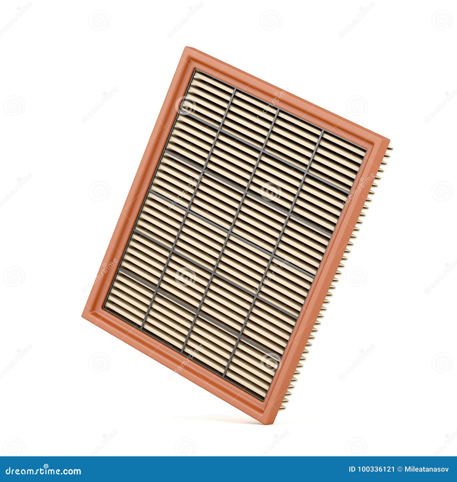 Air filter for car stock illustration. Illustration of vehicle 100336121