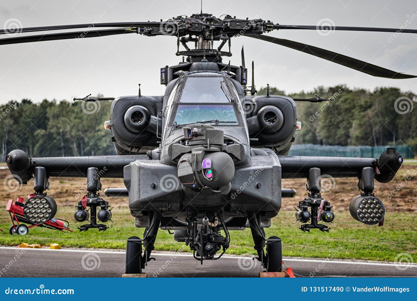 kleine brogel, belgium - sep 8, military apache attack helicopter