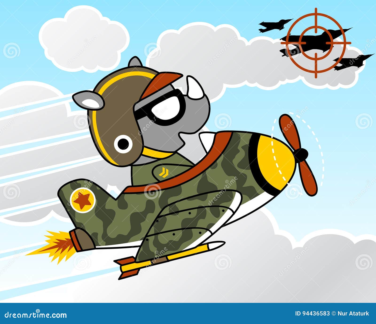 Air force stock vector. Illustration of attack, combat - 94436583