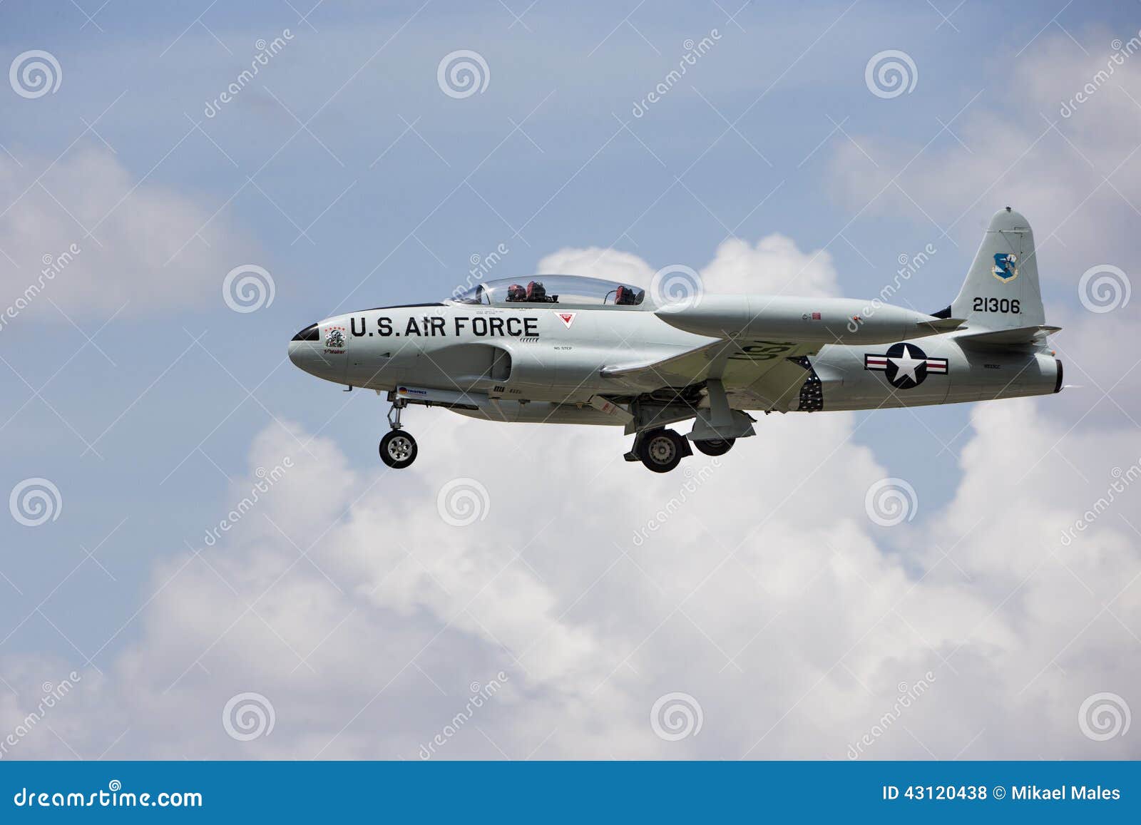 Air Force Fighter Jet with Wheels Down Editorial Stock Photo Image of