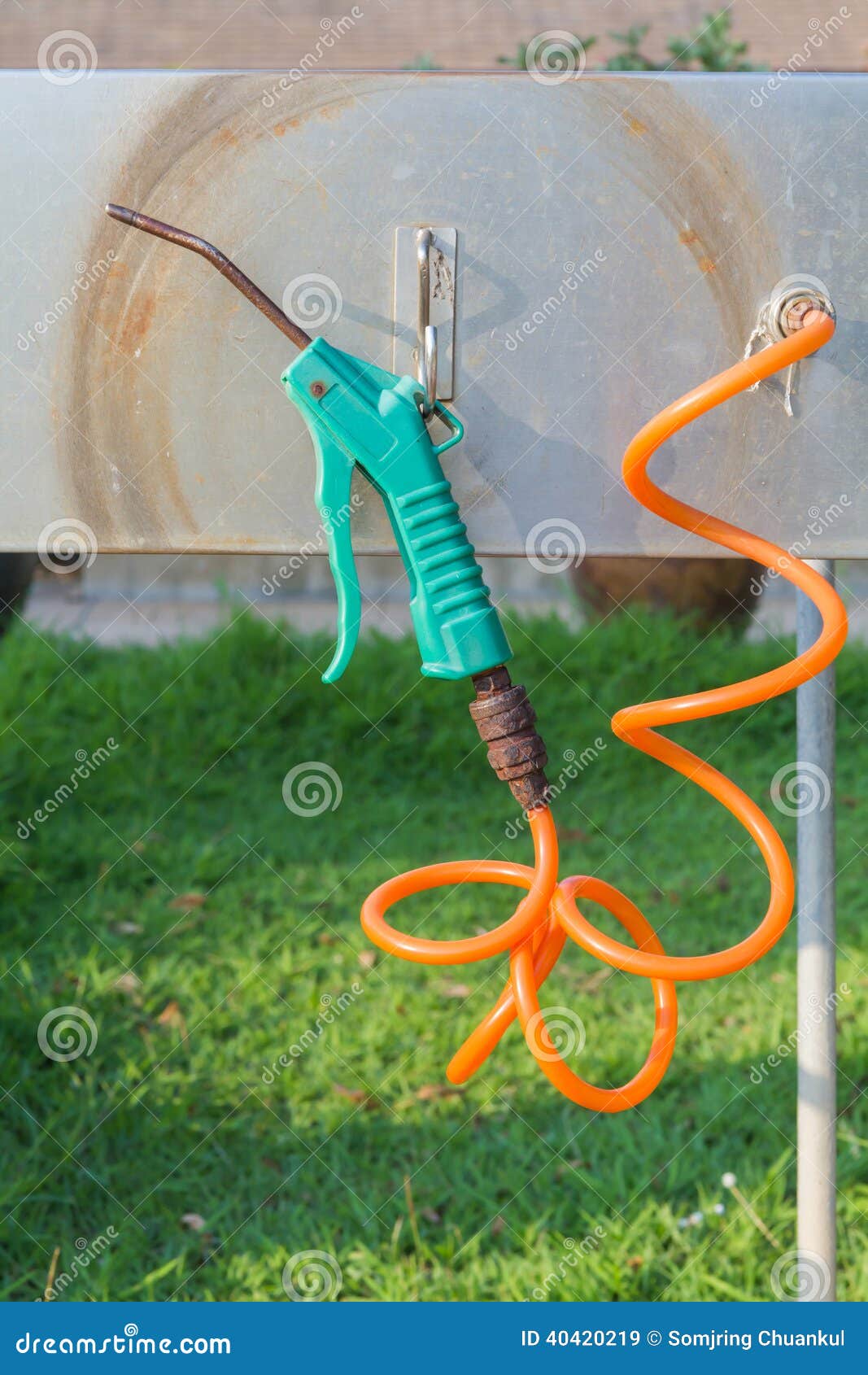 Air gun stock image. Image of steel, color, nozzle, shoe 40420219