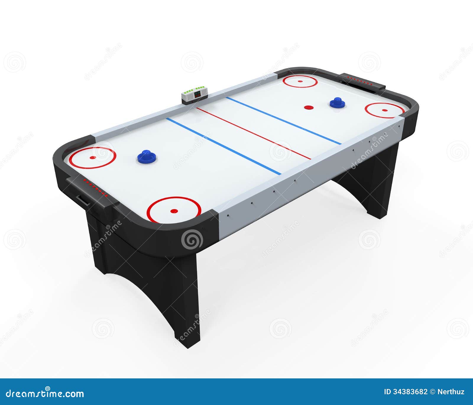 Air Hockey Stock Illustrations