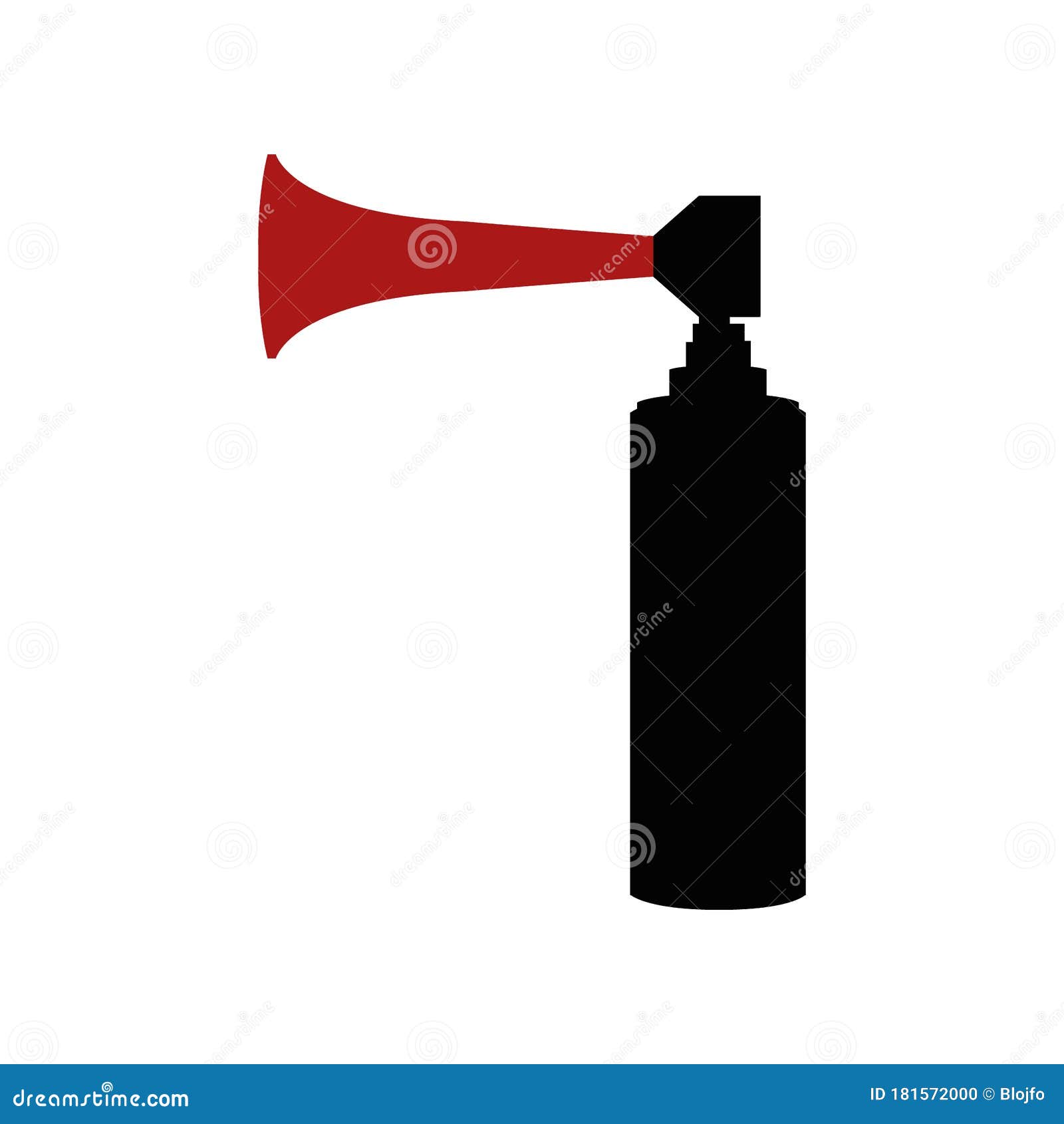 Air horn icon stock vector. Illustration of attention 181572000