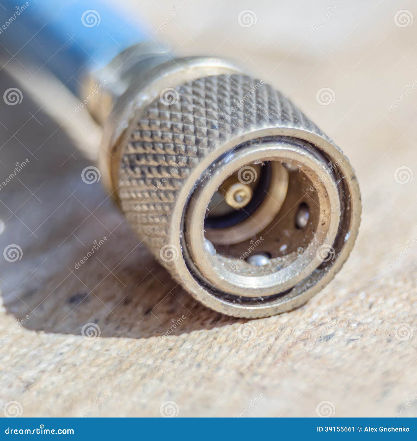 Air hose connector stock image. Image of compress, power 39155661