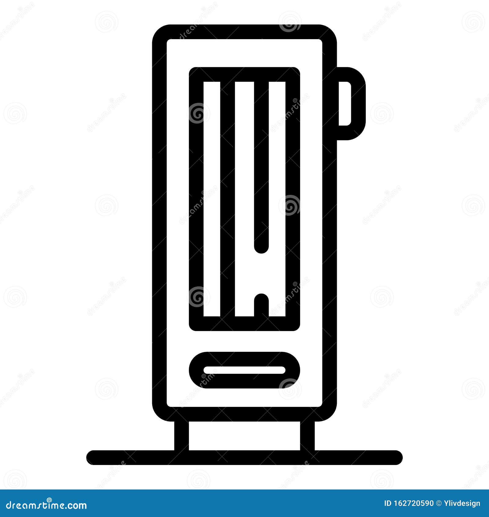 air ionizer icon, outline style