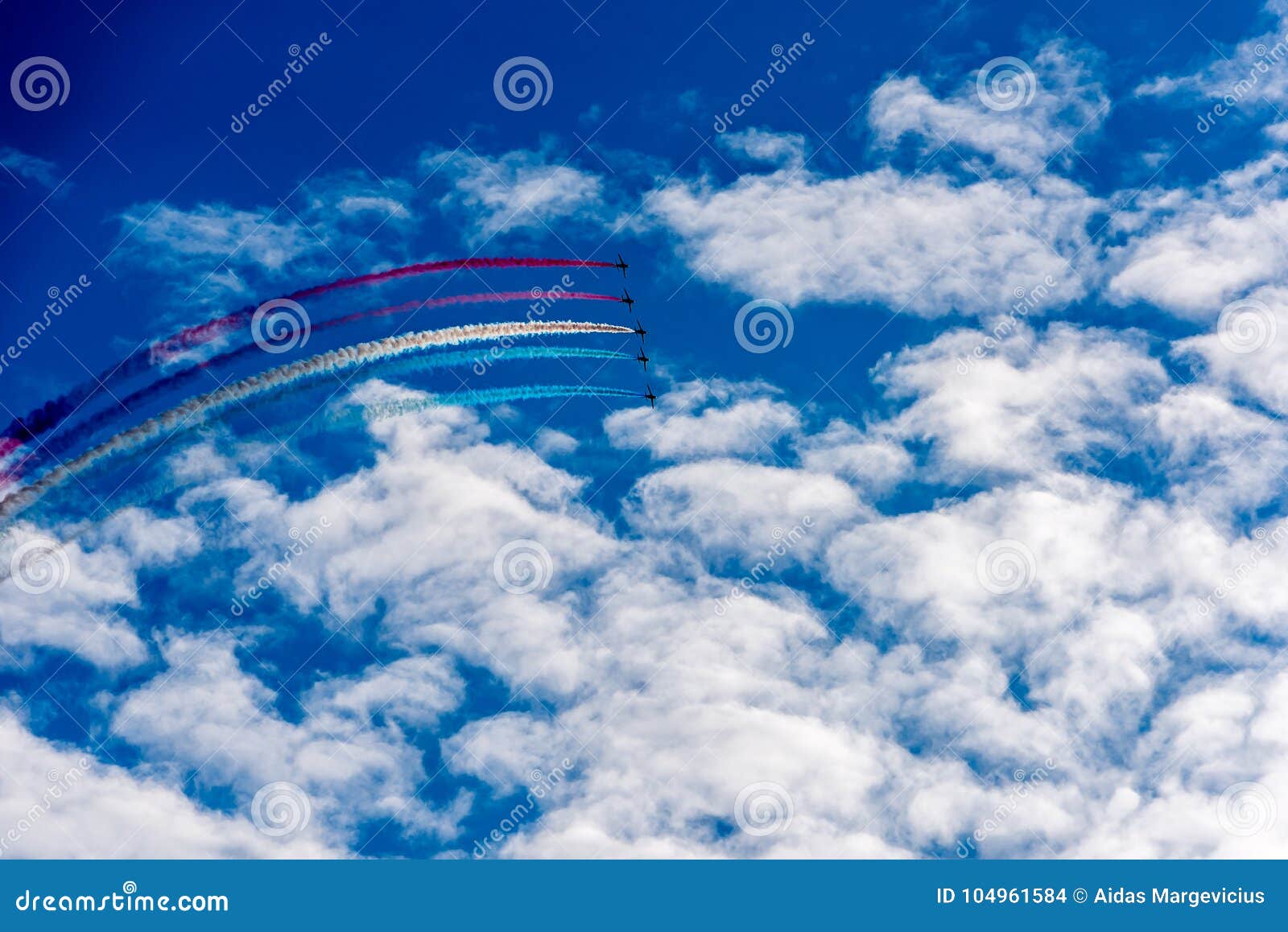 Air jets in the sky stock photo. Image of planes, aircraft 104961584