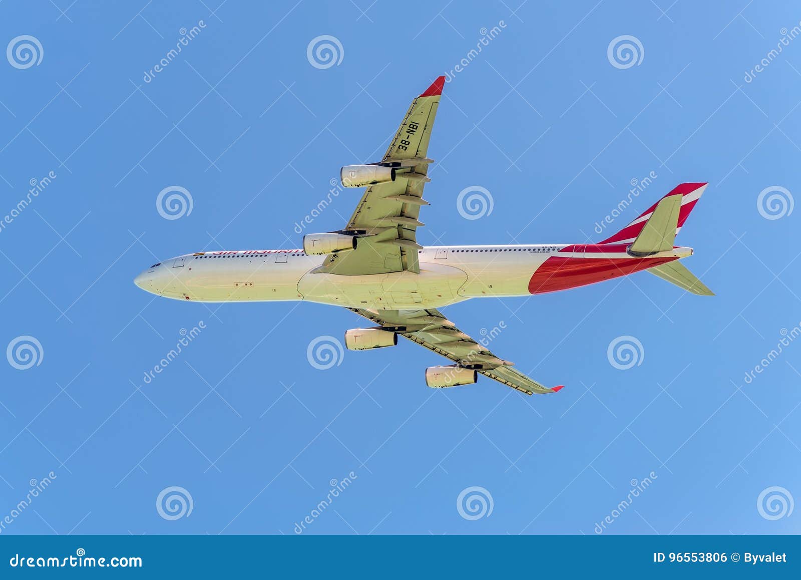 Air Mauritius Airbus A340 300 Editorial Photo Image Of