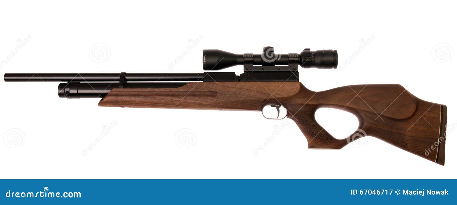 Air PCP rifle isolated stock image. Image of firearms - 67046717