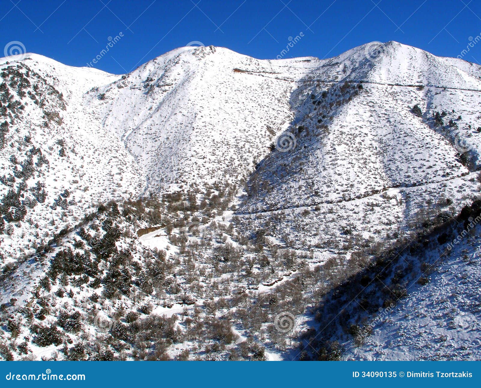 air photograph, omalos, lefka ori, chania, crete, greece