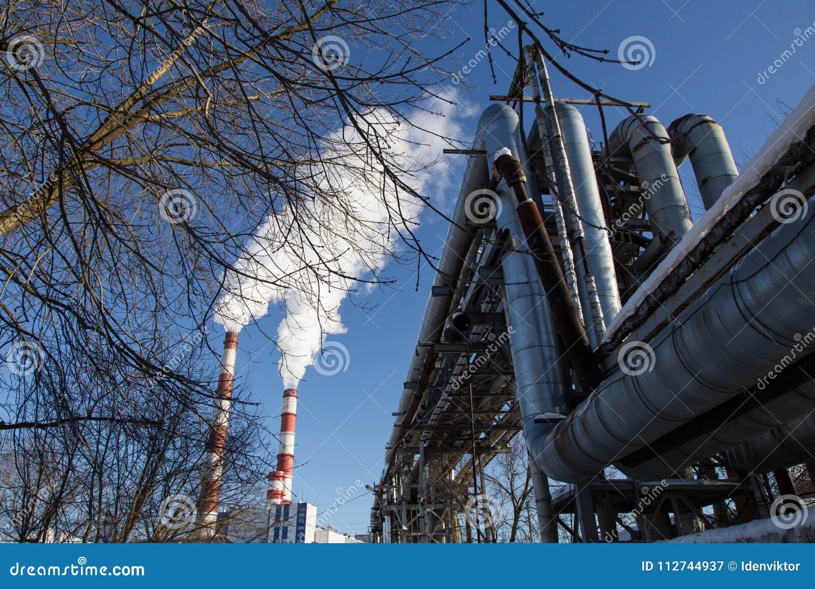 Air Pollution Smoke from Pipes and Factory Stock Image Image of factory, smokestack 112744937