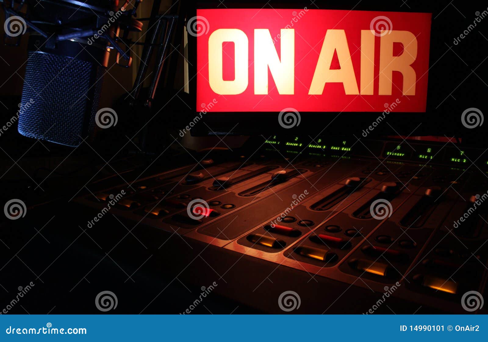 on-air radio panel