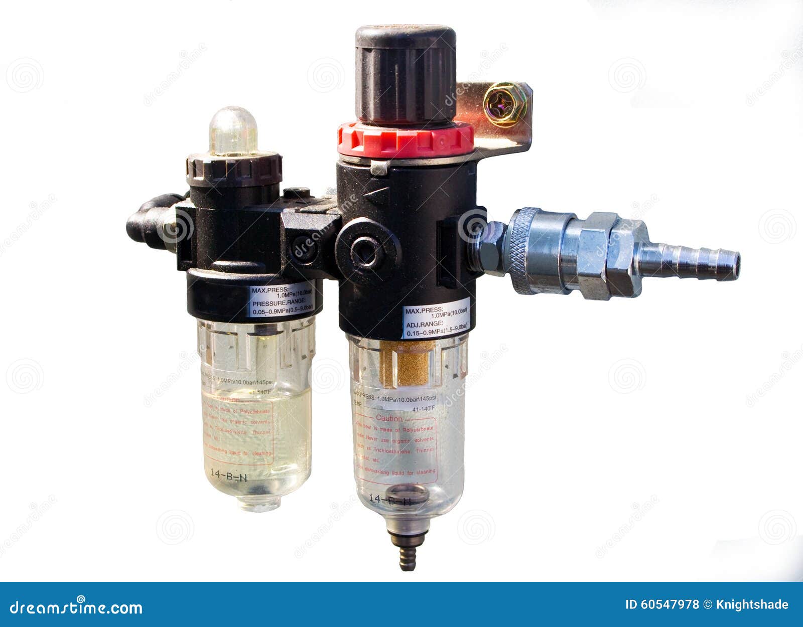 Air regulator stock photo. Image of lubricator, regulator 60547978